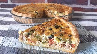 Quiche au thon et aux courgettes 292 [upl. by Hasseman]