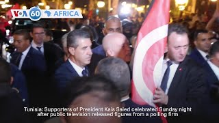 VOA 60 Tunisia’s President reelected by a landslide and more [upl. by Beata]