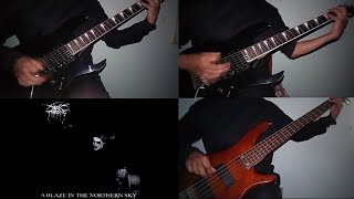 Darkthrone  In The Shadows Of The Horns Cover Guitars and bass  no vocal [upl. by Ahsotal]