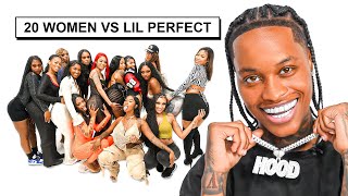 20 WOMEN VS 1 YOUTUBER LIL PERFECT [upl. by Crowns]