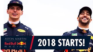 The 2018 F1 season starts here  Daniel Ricciardo and Max Verstappen are ready to race [upl. by Meris]