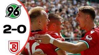 Hannover 96 Vs Jahn Regensburg 20 All Goals Results Extended Highlights Friendly Match [upl. by Imoyaba]