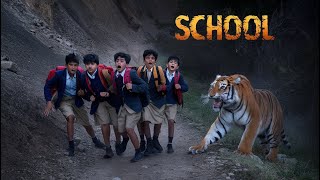 Tiger attack on School kids tiger hindistories hindikahani [upl. by Lalla]