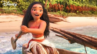 How Far Ill Go  Moana Lyric Video  DISNEY SINGALONGS [upl. by Ynnahc360]