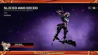 New Epic Pose Ash Sliced amp Diced Raiders Collection Event Apex Legends  Highlight  Dec21 [upl. by Scharaga]