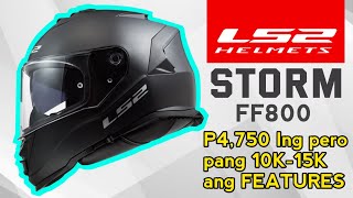 LS2 STORM F800  Dual Visors Helmet Unboxing [upl. by Ahsuas]