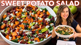 Roasted SWEET POTATO SALAD with Best Dressing [upl. by Ronoc989]