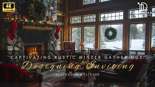 Captivating Rustic Winter Gatherings Designing Inviting Spaces for Holidays [upl. by Eerpud]