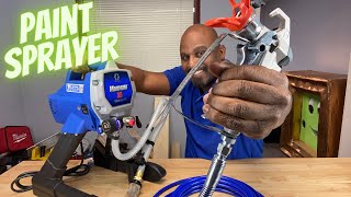 HOW TO USE A PAINT SPRAYER LIKE A PRO [upl. by Aneris]