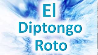 El Diptongo Roto o Hiato Ejemplos  Descripción completa  Learn Spanish [upl. by Lletnuahs]