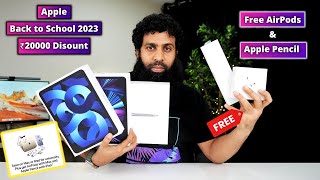 Apple India Back to School Offer Free AirPods amp Apple Pencil  verify Apple Unidays account India [upl. by Nalyorf]