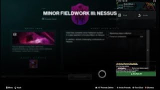 How to Complete Major Fieldwork II Minor Fieldwork III amp IV  Episode Revenant Act I Destiny 2 [upl. by Eissak]