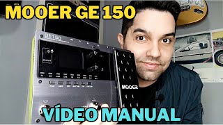 MOOER GE 150  VÍDEO MANUAL [upl. by Griswold671]