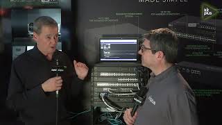 NETGEAR PRO AV Solutions with SMPTE 2110 shown at ISE 2024 [upl. by Eiloj4]