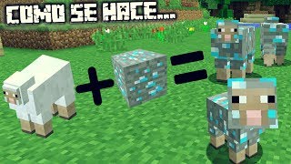 COMO HACER para tener OVEJAS DE DIAMANTE en minecraft survival [upl. by Gnehc]