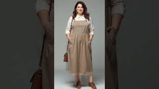 Timeless Pinafore Fashion for PlusSize Seniors  Look and Feel Fabulous [upl. by Sirovat]