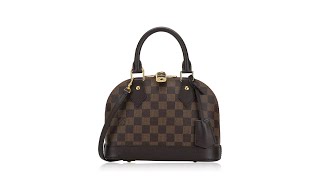 Louis Vuitton Damier Ebene Alma BB [upl. by Sena588]