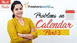 Aptitude Made Easy  Problems on Calendar 3 Basics and Methods Shortcuts Time and Date [upl. by Vanzant353]