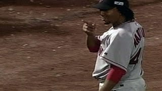 2004 WS Gm3 Pedro Ks six over seven shutout frames [upl. by Nairot]