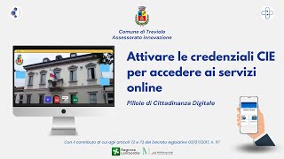 Attivare le credenziali CIE per accedere ai servizi online [upl. by Chobot]