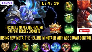 YOUR HYLOS GOT BANNED THIS VIRAL NEW META MINOTAUR HEALING BUILD MAKES THE SUPPORT HEROES OBSOLETE [upl. by Moody752]