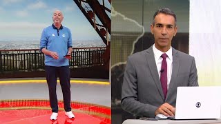 Encerramento do Globo Esporte olímpico com Alex Escobar e Escalada do Jornal Hoje com César Tralli [upl. by Aisorbma]