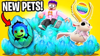 LANKYBOX Hatches EVERY NEW MYTHIC EGG PET In ROBLOX ADOPT ME NEW POP IT MEGA GOLDHORN LUCA PET [upl. by Enilamme]