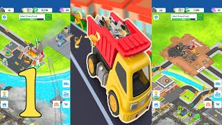 Trash Town Tycoon Gameplay Mobile Game Walkthrough All Levels Android Ios 1 [upl. by Aver118]