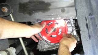 Crank Pulley removal on Scion TC 2012 [upl. by Sellihca637]