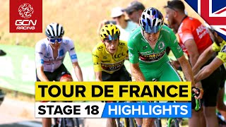 Vingegaard amp Van Aert Bury Pogačar On Hautacam  Tour De France 2022 Stage 18 Highlights [upl. by Piper]