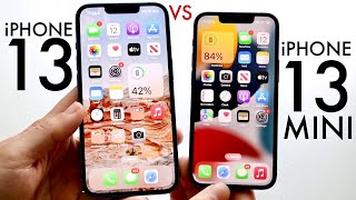 iPhone 13 Vs iPhone 13 Mini In 2024 Comparison Review [upl. by Maurilia]