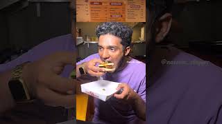 Mutton Live BTB burger 🍔 Saptu Irukingala⁉️🔥  shorts  NazeemVlogger [upl. by Acimat]