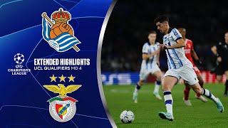 Real Sociedad vs Benfica  Extended Highlights  UCL Group Stage MD 4  CBS Sports Golazo [upl. by Oigaib]