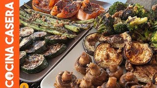 Parrillada de verduras con vinagreta [upl. by Philine621]