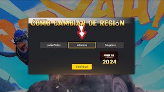 ✅ COMO CAMBIAR DE REGIÓN EN FREE FIRE  2024  🔴 INDONESIA BRASIL SINGAPORE O CUALQUIER REGIÓN [upl. by Lehet]