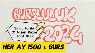 2024 Bursluluk Sınavı  Bursluluk sınavı kaç netle kazanılır [upl. by Aerbas]