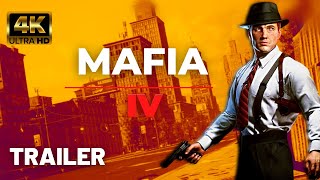 İmagining Mafia IV Nero  1970 Unreal Engine 5 Trailer 4K [upl. by Airegin]