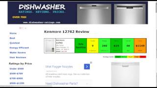 Dishwasher Reviews – Kenmore Dishwasher Reviews [upl. by Atteuqahs]