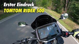 TomTom Rider 500 erster Eindruck [upl. by Nniroc344]