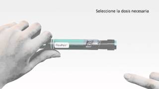 FlexPen Quick guide  Tercera parte  La inyección [upl. by Atiuqihs]