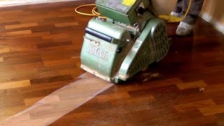 Sanding and Refinishing Hardwood Floors step by step [upl. by Nic]