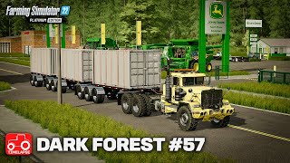 CLEARING LAND FOR A NEW FIELD FS22 Timelapse Dark Forest Ep 57 [upl. by Ferde]