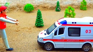 A Day in the Life of an Ambulance  Fun Cartoon Adventure  Ambulance cartoon  gadi wala cartoon [upl. by Lawrenson]