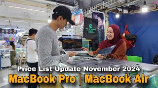 MacBook Pro Series  MacBook Air Series Price List Update November 2024 [upl. by Comstock]