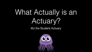 What Actually is an Actuary [upl. by Assirual]