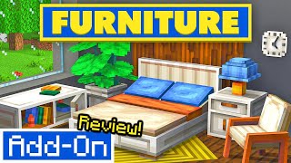 12000 FURNITURE ADDON items to Minecraft Bedrock Edition [upl. by Azeret]