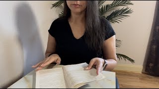 ASMR Page Turning 📖 w Finger Licking 🙃 [upl. by Beichner377]