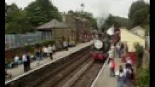 A Steam Train At Goathland Railway Station [upl. by Vincent]