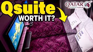 Qatar Airlines Business Class QSUITE  Is It WORTH the Upgrade [upl. by Hastings]