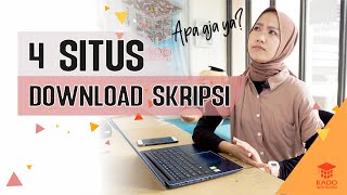 4 Situs Website Terbaik Donwload Skripsi Gratis FREE [upl. by Wilterdink476]